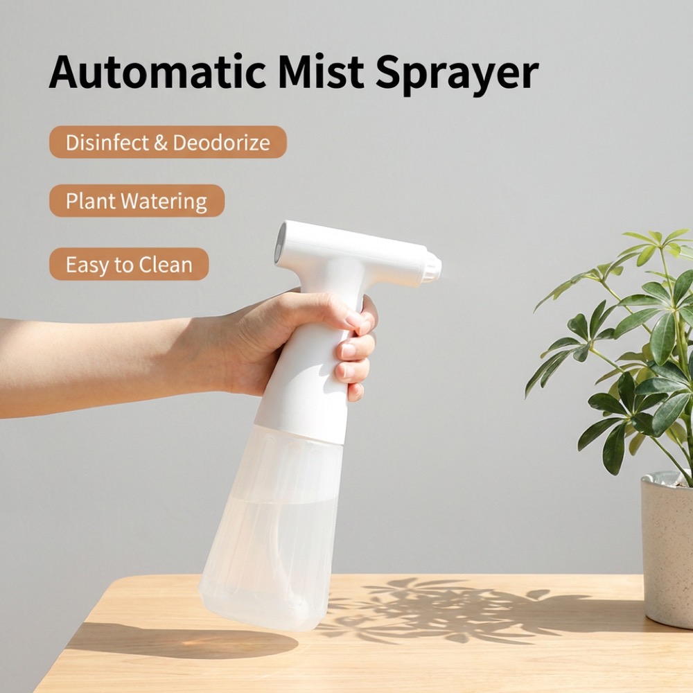 500 millilitre USB electric trigger sprayer held in one hand